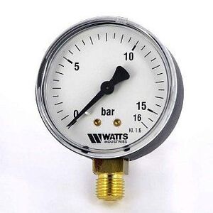 Манометр радиальный F+R200 80 мм 1/2" 16 бар WATTS