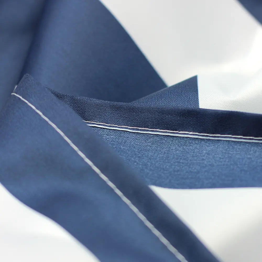 Штора для ванны Bath Plus Blue Line 180x180 см полиэстер цвет бело-синий CHARME ORANGE STLM-2092486 - Вид №3