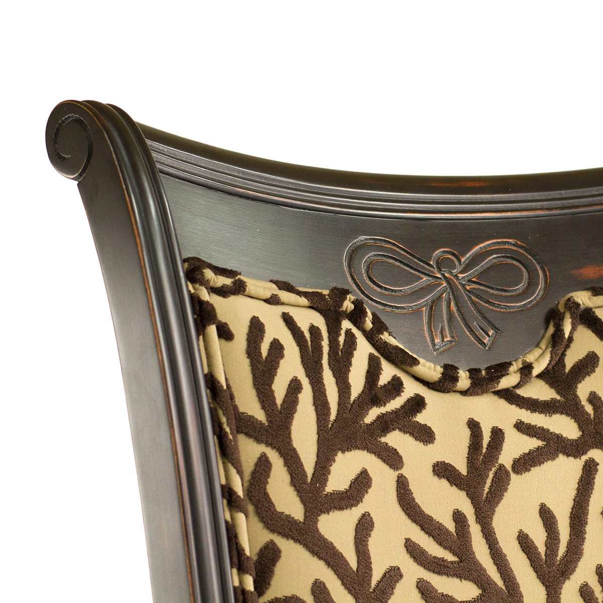 Стул обеденный с фигурными ножками Silleria от Schuller SCHULLER  247320 Коричневый  - Вид №4