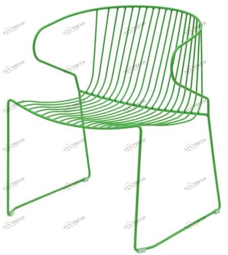 iSimar Штабелируемое садовое кресло из стали с подлокотниками Bolonia 9152