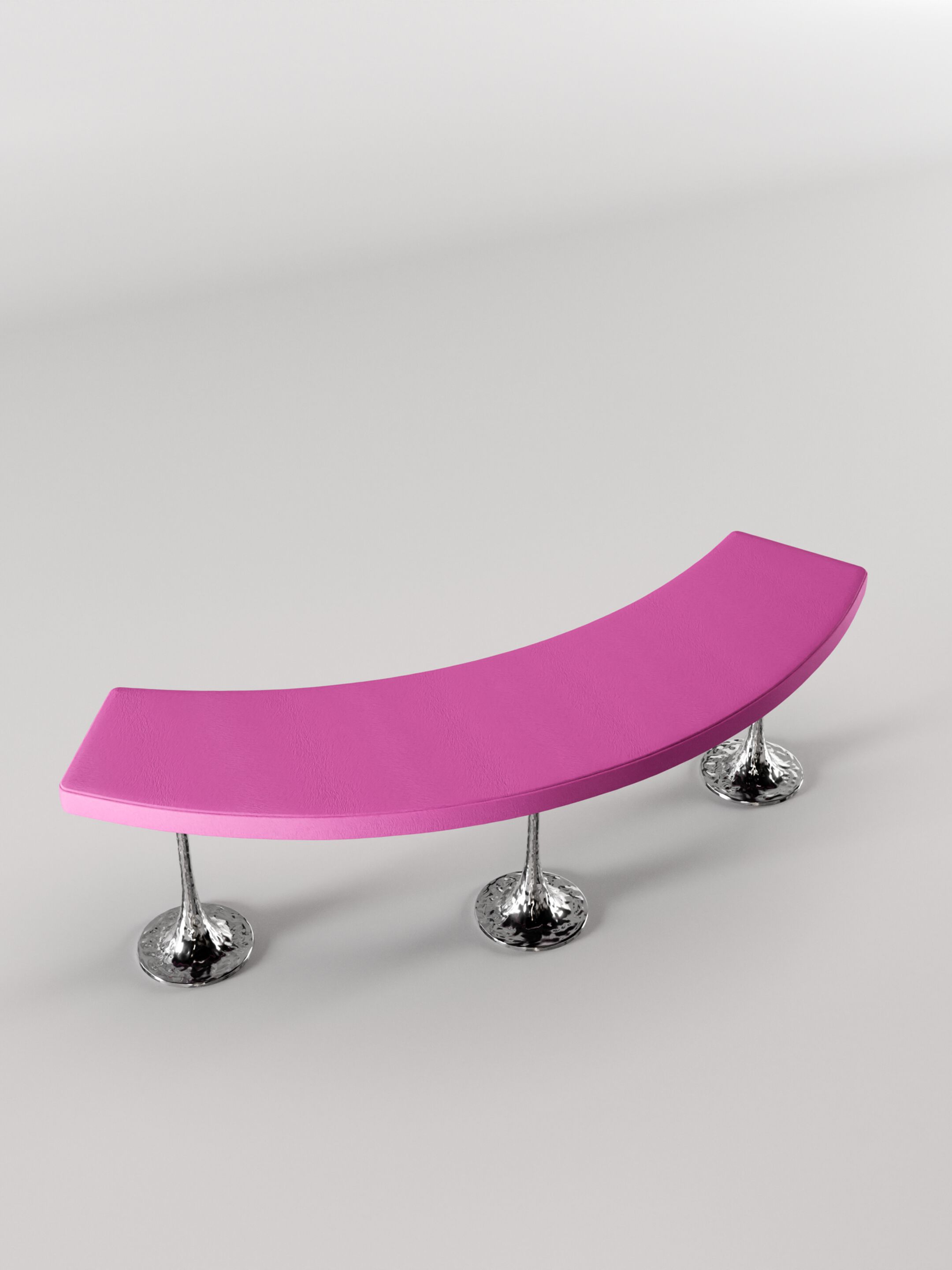 Кожаная мягкая скамья Lorenzo Tondelli CROMA ARCH-00109007 - Вид №1