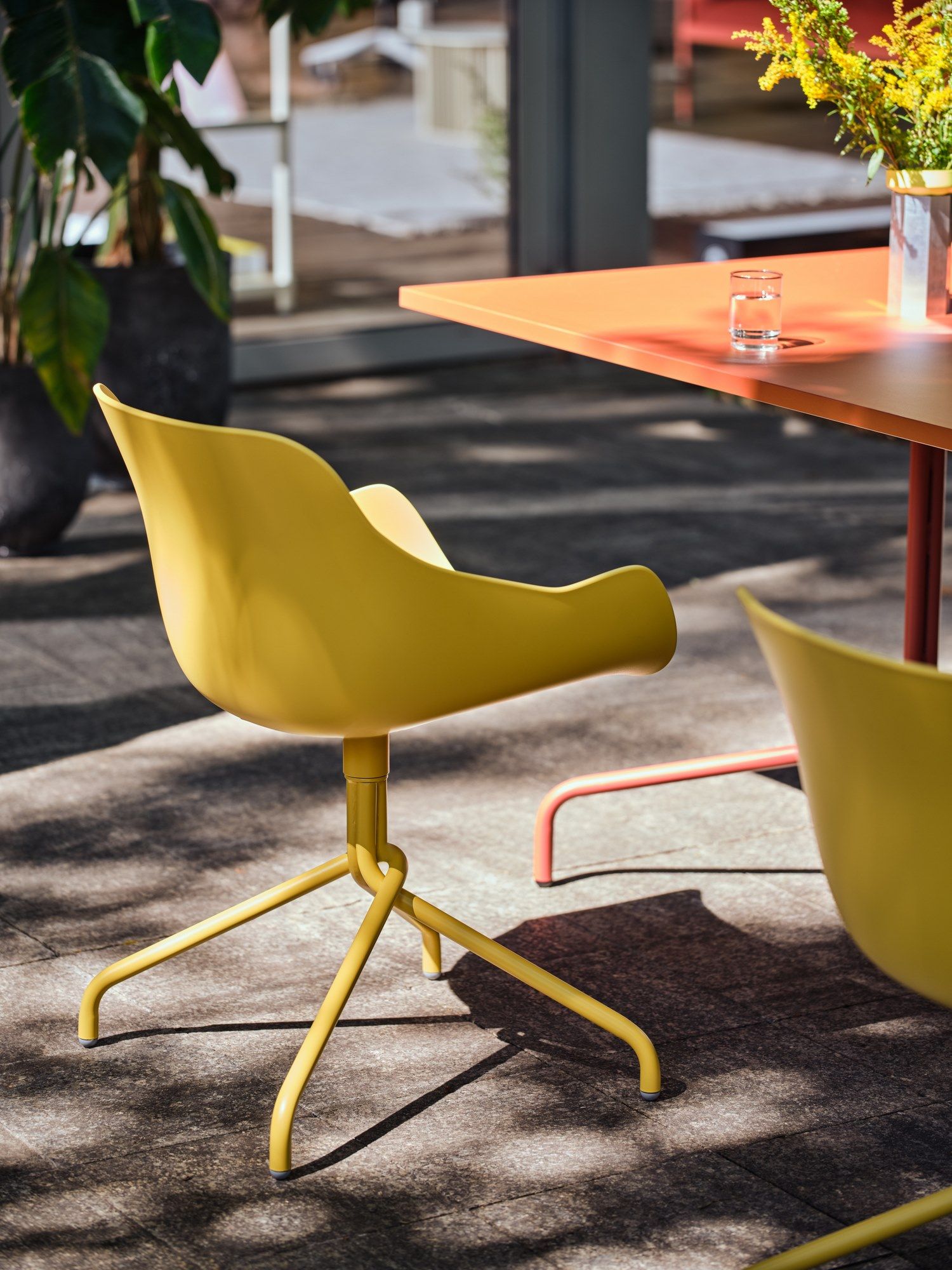 Вращающееся кресло из полипропилена с подлокотниками MDD Baltic ARCH-00095572 - Вид №9