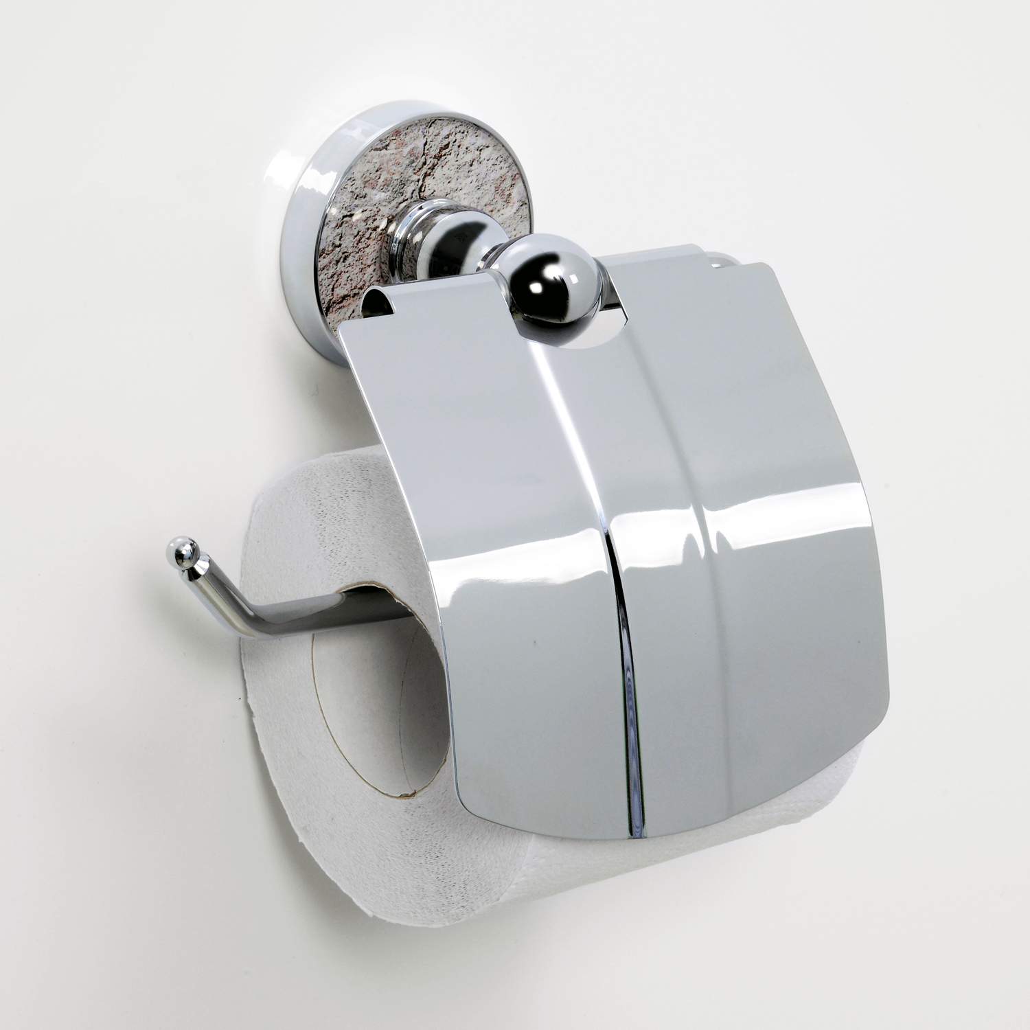 K-7725 Nau Держатель туалетной бумаги с крышкой WasserKRAFT Nau K-7700 