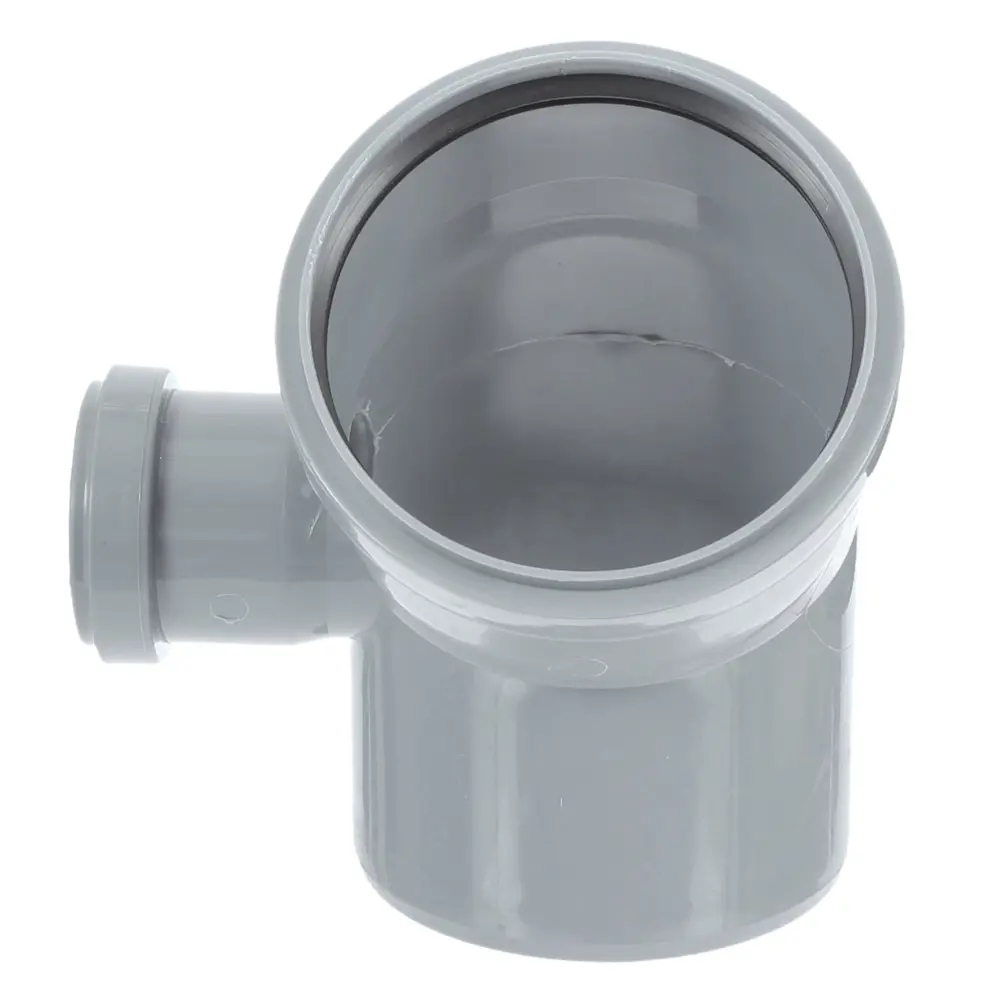 ПОЛИТЭК Отвод канализационный левый 50 мм для точного монтажа 81965322 STLM-0015762 - Вид №1