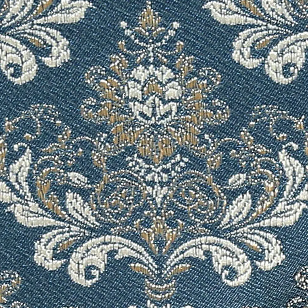 Штора на ленте 160х260 см жаккард цвет синий GARDEN STLM-2112186 - Вид №1