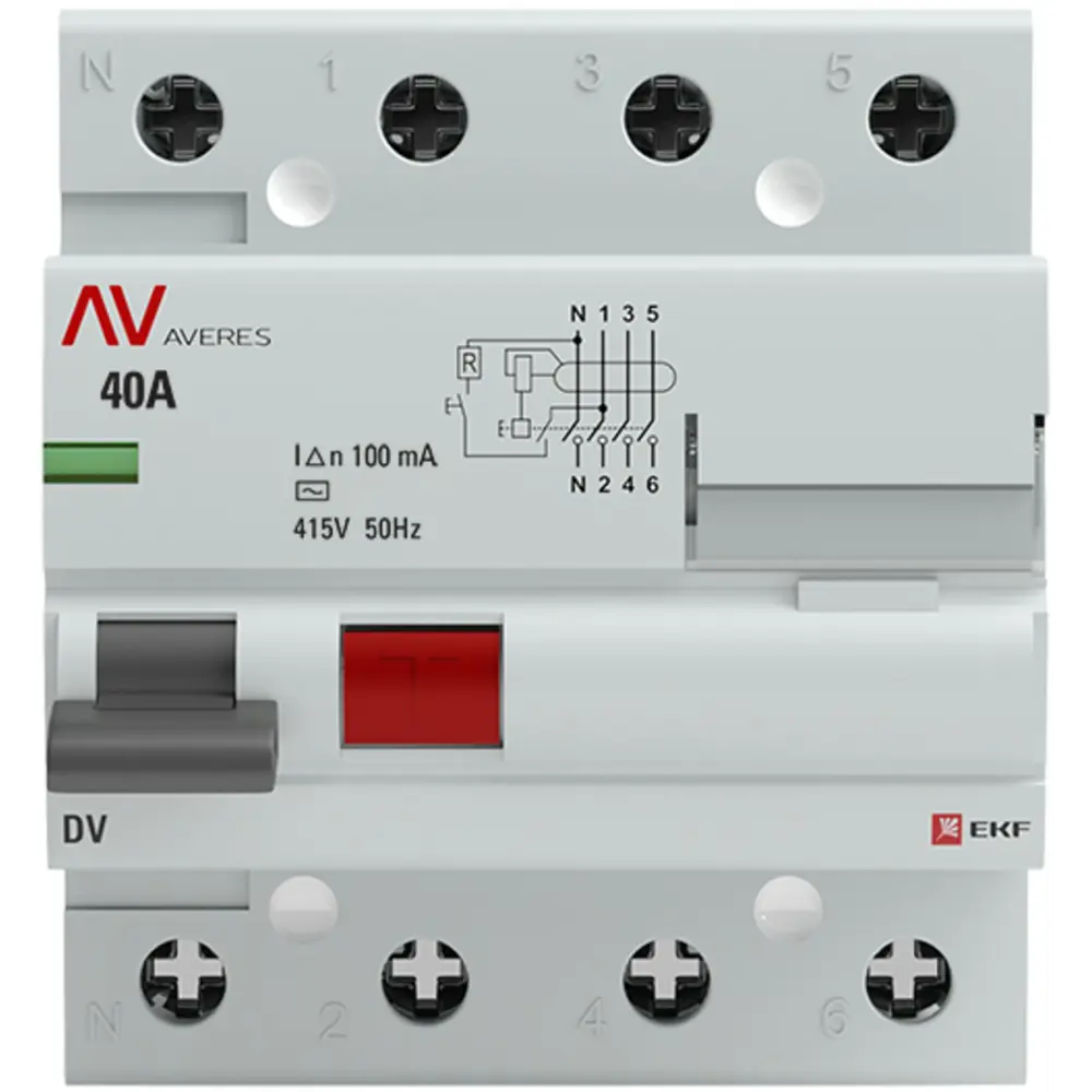 УЗО EKF Averes DV - защита от поражения током и возгорания 84579904 STLM-0052262 - Вид №1