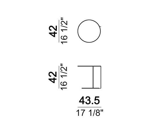 Круглый металлический журнальный столик Arketipo JOYSTICK ARCH-00027252 - Вид №8
