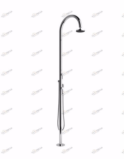 Inoxstyle Открытый душ из нержавеющей стали с ручным душем Sole 01028 mmt