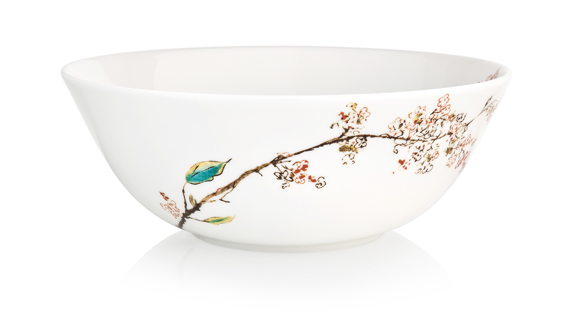 10533657 Lenox Салатник круглый Lenox "Щебетание птиц" 24см Фарфор костяной  - Вид №1