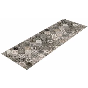 91244032 Коврик вырезной icarpet PRINT антискользящий (133) Плитка Тоскана 60x200 см мокко STLM-1051230