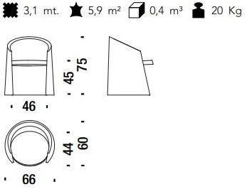 Moroso Мягкое кожаное кресло с подлокотниками Husk sun-id-1486507 - Вид №4