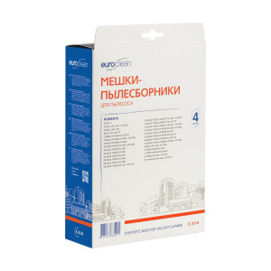90543536 Мешки тканевые для пылесоса E-31/4, 4 л, 4 шт STLM-0273722 EUROCLEAN