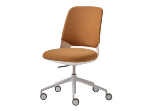 Регулируемый по высоте мягкий офисный стул с колесами