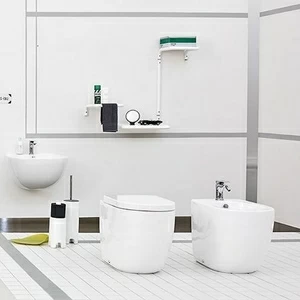 FLV002 Приставной унитаз напольный Белый ArtCeram FILE Италия