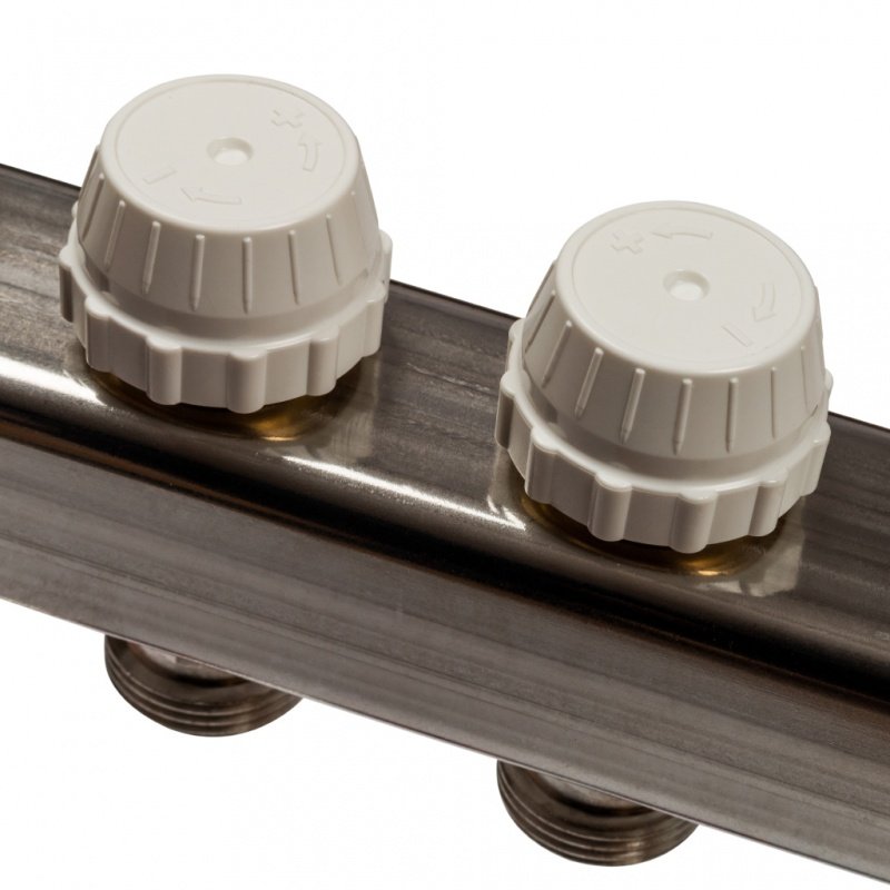 Коллектор из нержавеющей стали на 11 вых. с расходомерами STOUT SMS0917000011 - Вид №4