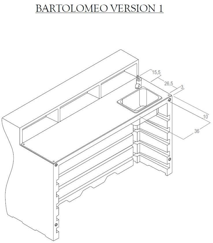 Plust Барная стойка с подсветкой Bartolomeo sun-id-1421761 - Вид №2