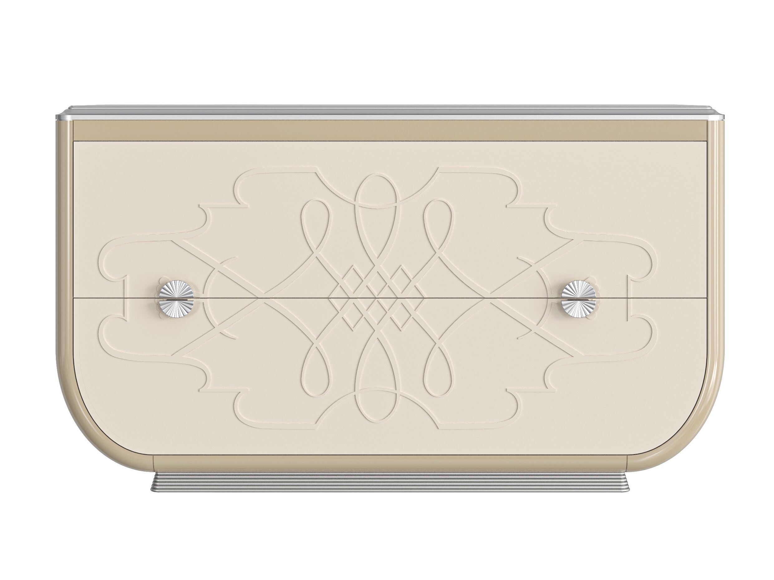 Деревянный комод со встроенными ручками Modenese Luxury Interiors WAVE FLOW ARCH-00083078