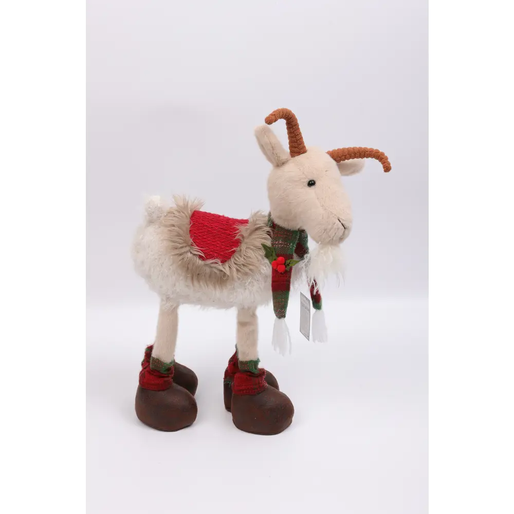 Новогодняя фигурка KREAFORTA Козлик 43 см бежевый STLM-2071753