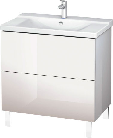 LC660107171 L-Cube Тумбочка напольная Средиземноморский дуб Duravit - Вид №1