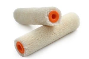 18338821 Малярный мини-валик High Density Synthetic Fiber из синтетического велюра, 100 мм., ворс 5 мм., 2 шт., 00125 Rollingdog
