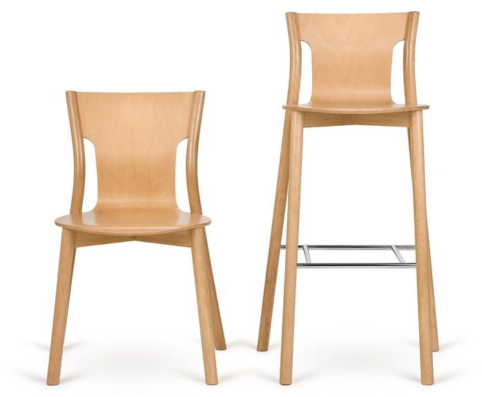 Paged Штабелируемый стул из бука Tolo sun-id-1364257 - Вид №1