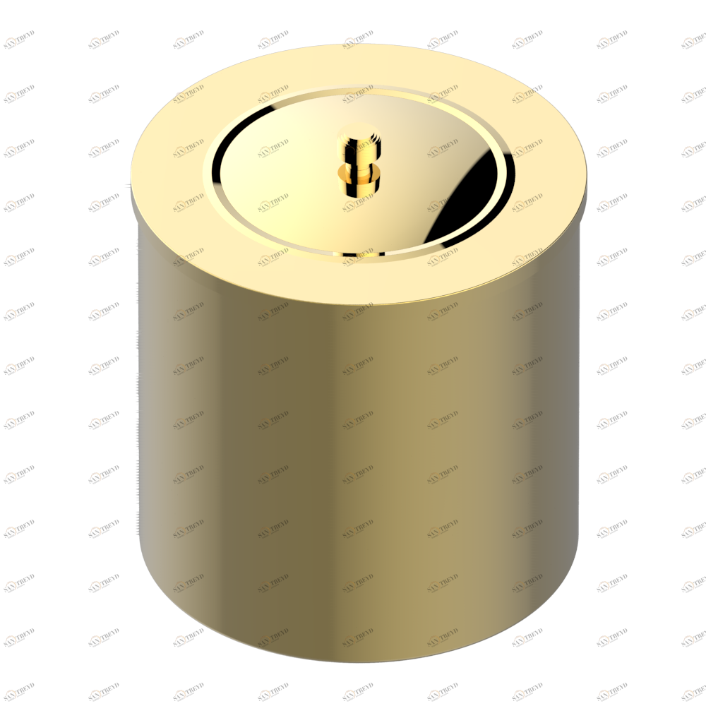 G7G-712CL WASTE BASKET WITH COVER Diameter : 200 mm Thg-paris Bondi à manettes Золото G7G-712CL CAT.F