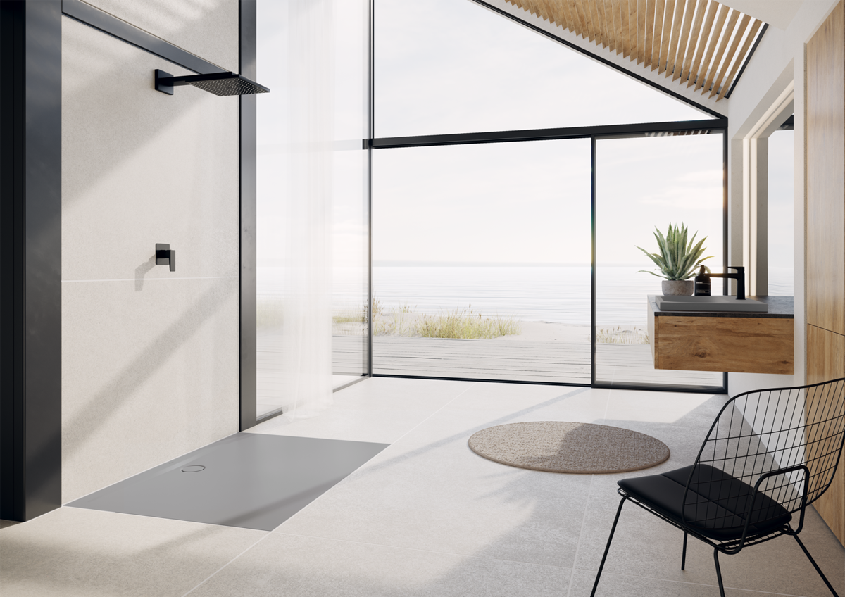 Душевой поддон KALDEWEI Сталь эмалированная 1612-1 462 теплый серый 50 1612-1462 - Вид №8