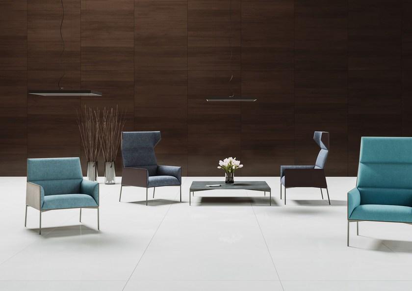 Кресло с обивкой из ткани с подлокотниками Chic air Santreyd sun-id-1357909 - Вид №2