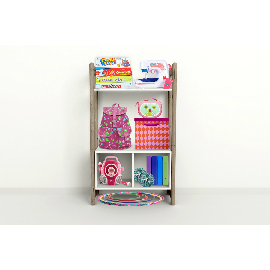 Гарнитур Midi A, 1 полка и 1 книжный шкаф, коричневый Flexa 812650114 - Вид №2