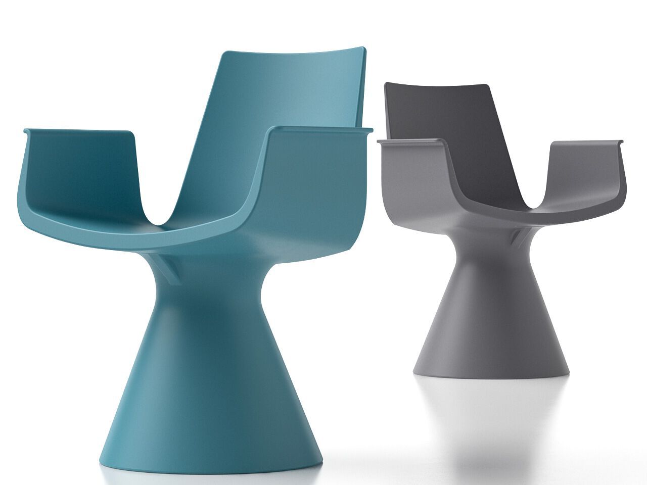 Полиэтиленовое садовое кресло с подлокотниками Lyxo Design LIRA ARCH-00142705