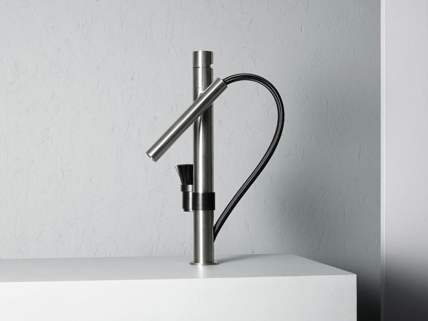 Quadrodesign Смеситель для кухни с вытяжным душем Kitchen inox sun-id-1493593 - Вид №2