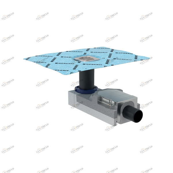 Трап Geberit высота стяжки для напольного стока 65–90 мм 154.052.00.1 Santreyd 