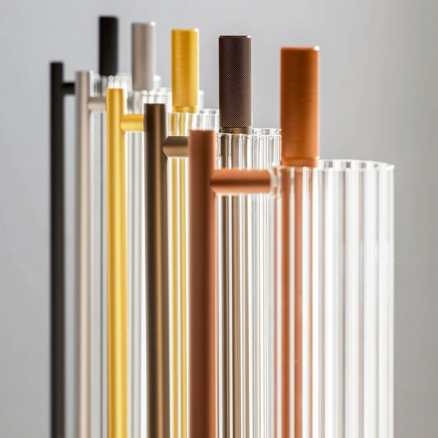 Алюминиевый и стеклянный светодиодный торшер Olev Trisel ARCH-00126182 - Вид №2