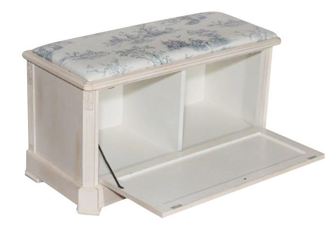 Сундук-пуф Mobilier de Maison бело-серый ДОМАШНЯЯ ОБСТАНОВКА FASHION 017245 Белый;серый Santreyd - Вид №2