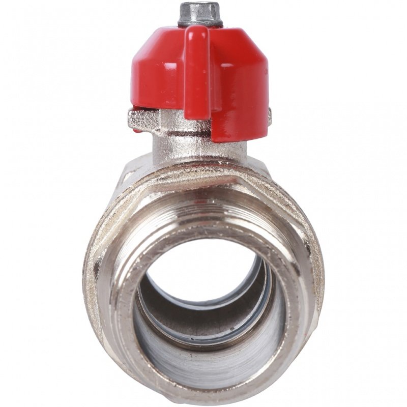 Кран шаровый STOUT ВН 1" стандартный проход, бабочка красная SVB1014000025 - Вид №2