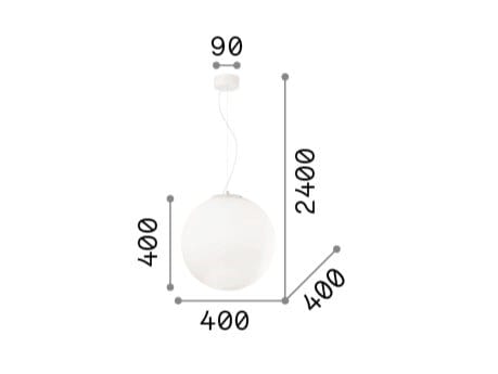 Подвесной светильник Ideal Lux Белый Mapa ARCH-00106428 - Вид №11