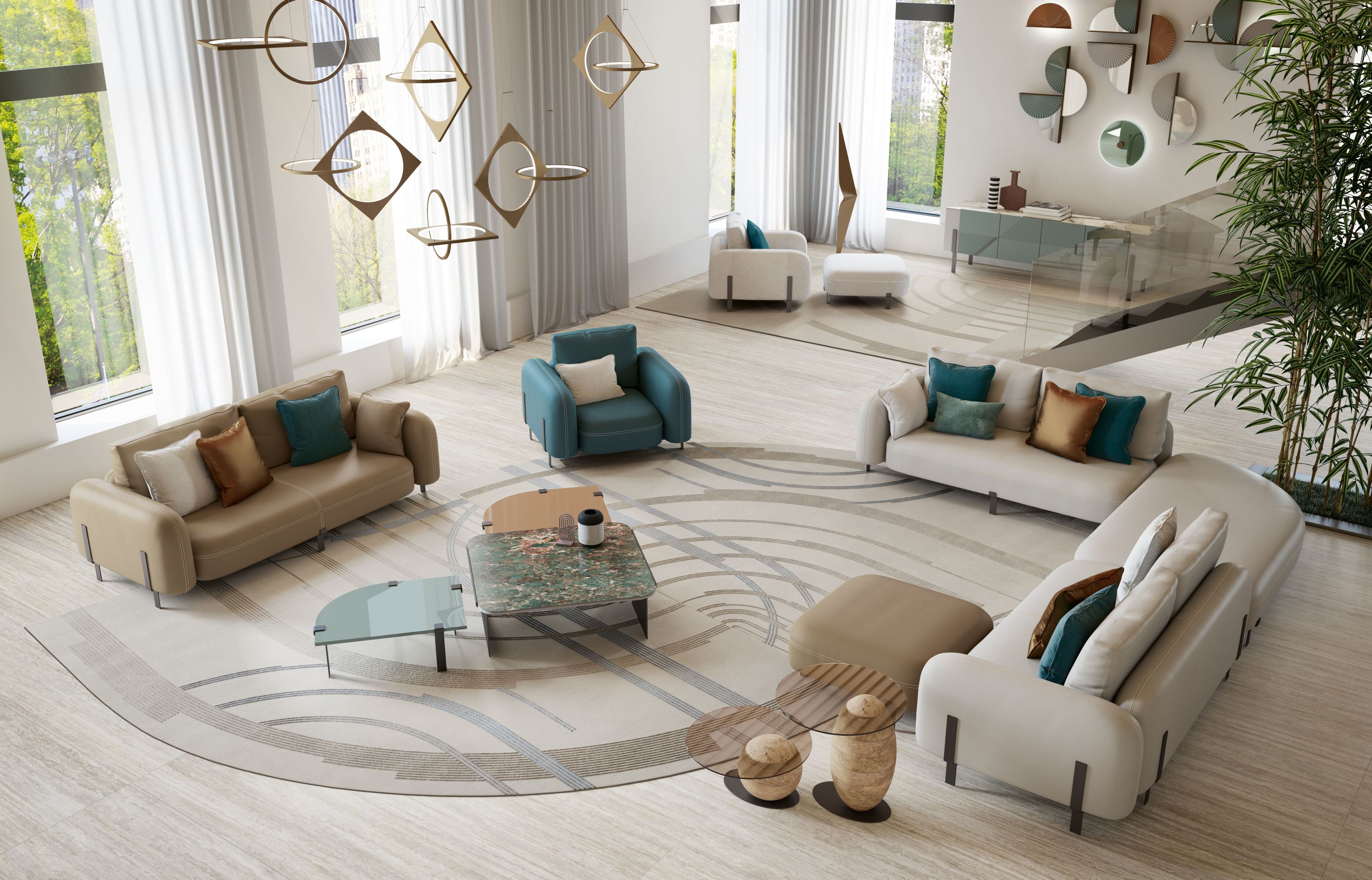 Светодиодный подвесной светильник Bizzotto Italia ARCH-00147150 - Вид №1