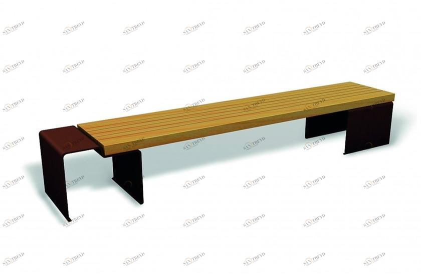 Euroform W Деревянная скамейка без спинки  1310 