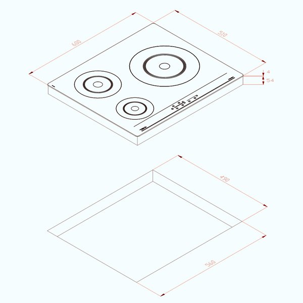 1282405 Варочная панель Teka IBC 63900 BK TTC BLACK Турция  - Вид №3
