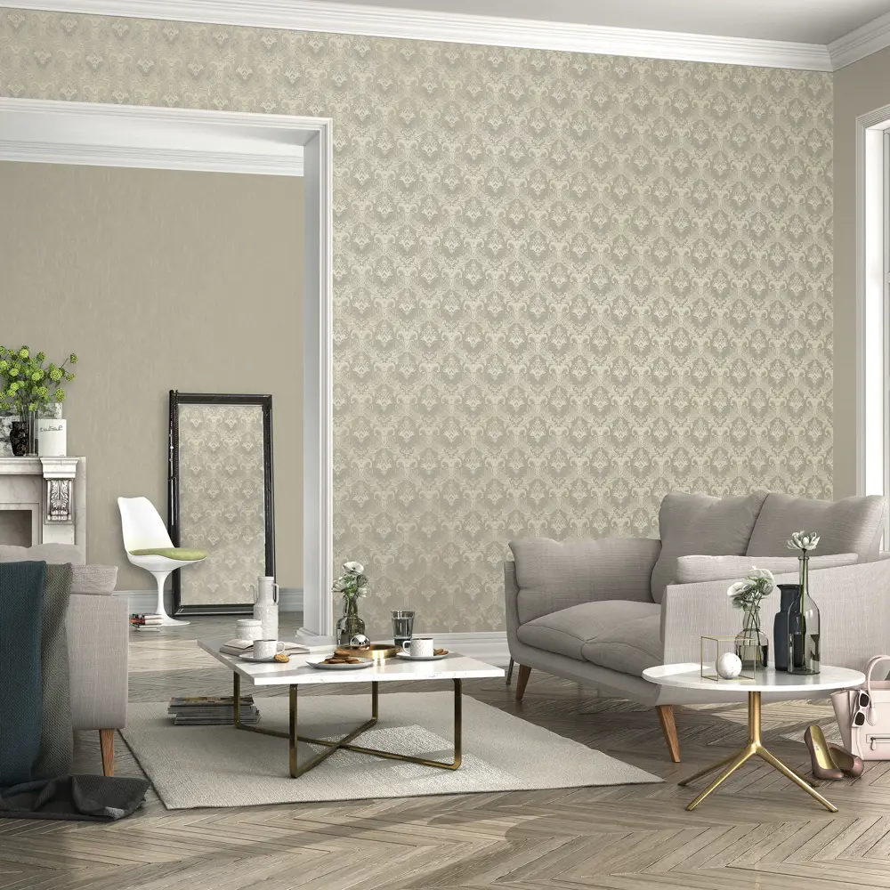 Обои флизелиновые Wall Up Dalia мокко 1.06 м 652062 STLM-2097200 - Вид №4