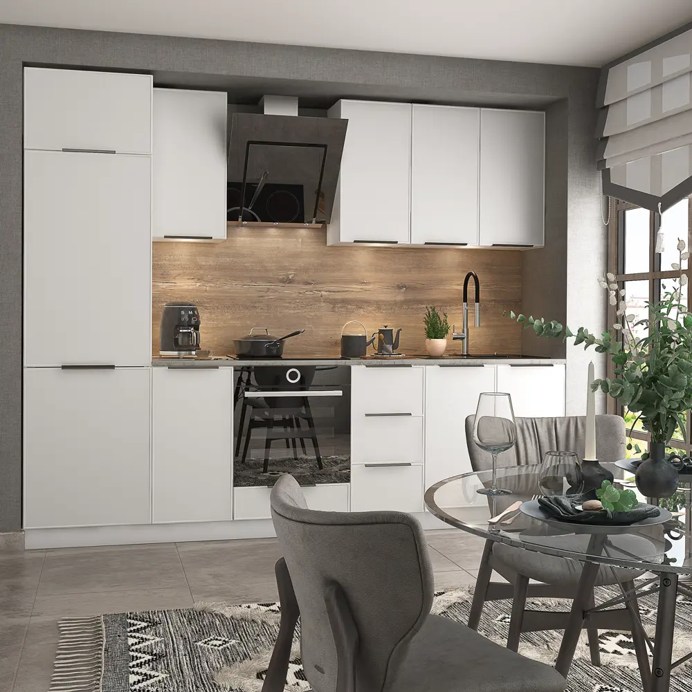 Фасад кухонного шкафа Инта 39.7x38.1 см KONSENSA ЛДСП цвет белый Инта белая STLM-2076667 - Вид №6