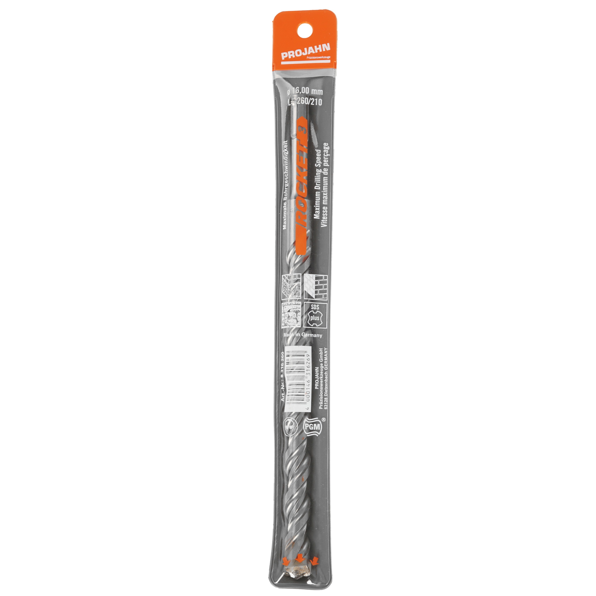 Бур Projahn Rocket 3 8316260 260 мм 5426272 STDN-0143591 - Вид №3