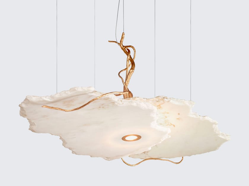 Подвесной светильник ручной работы из камня и бронзы Serip Origem ARCH-00011154