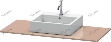 XS060F08686 Консоль XSquare #XS060F 1200 x 550 мм Капучино глянцевый лак Duravit
