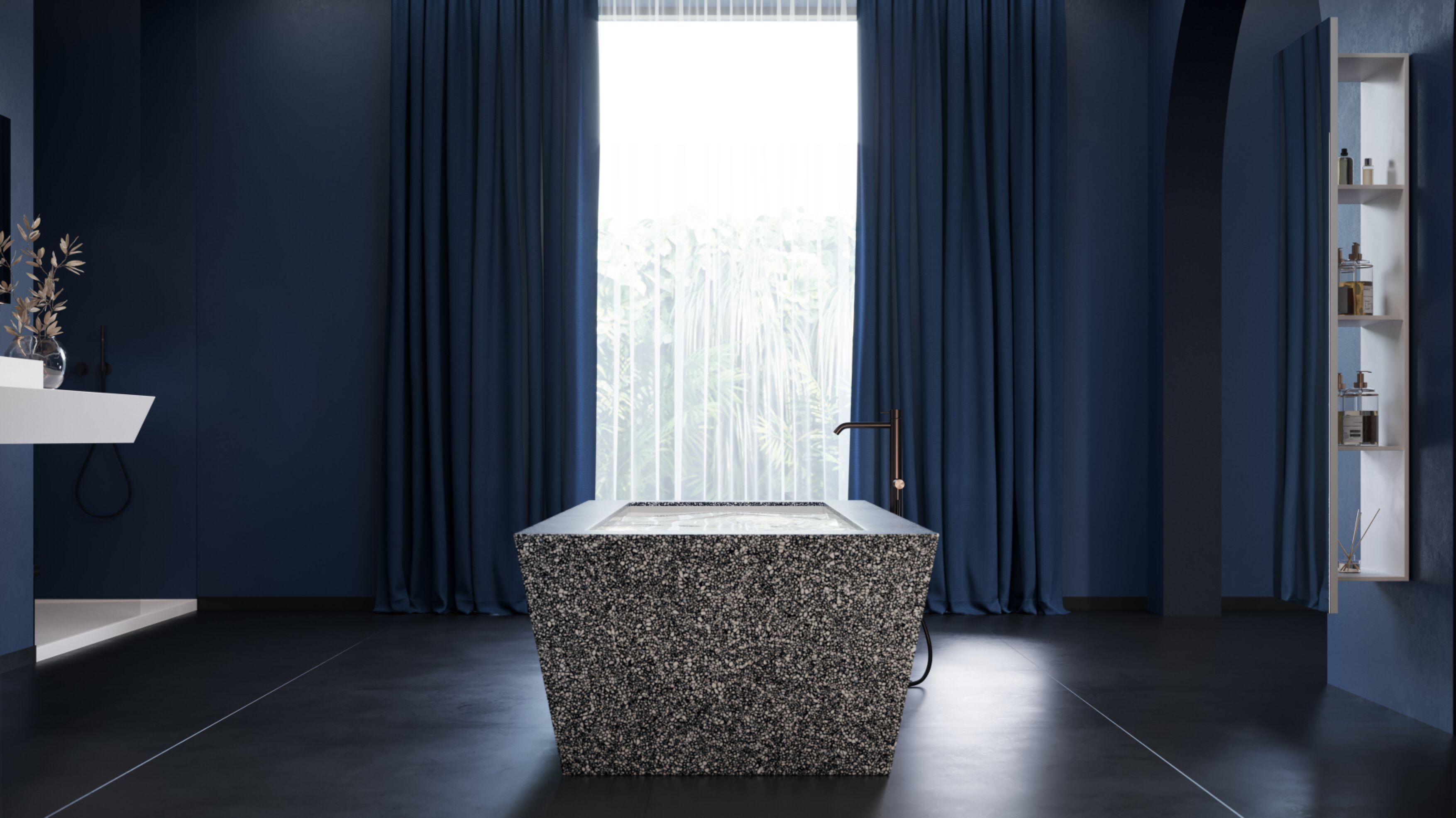 Мебель для ванной комнаты Corian® Acquapazza чистый ARCH-00006489 - Вид №4