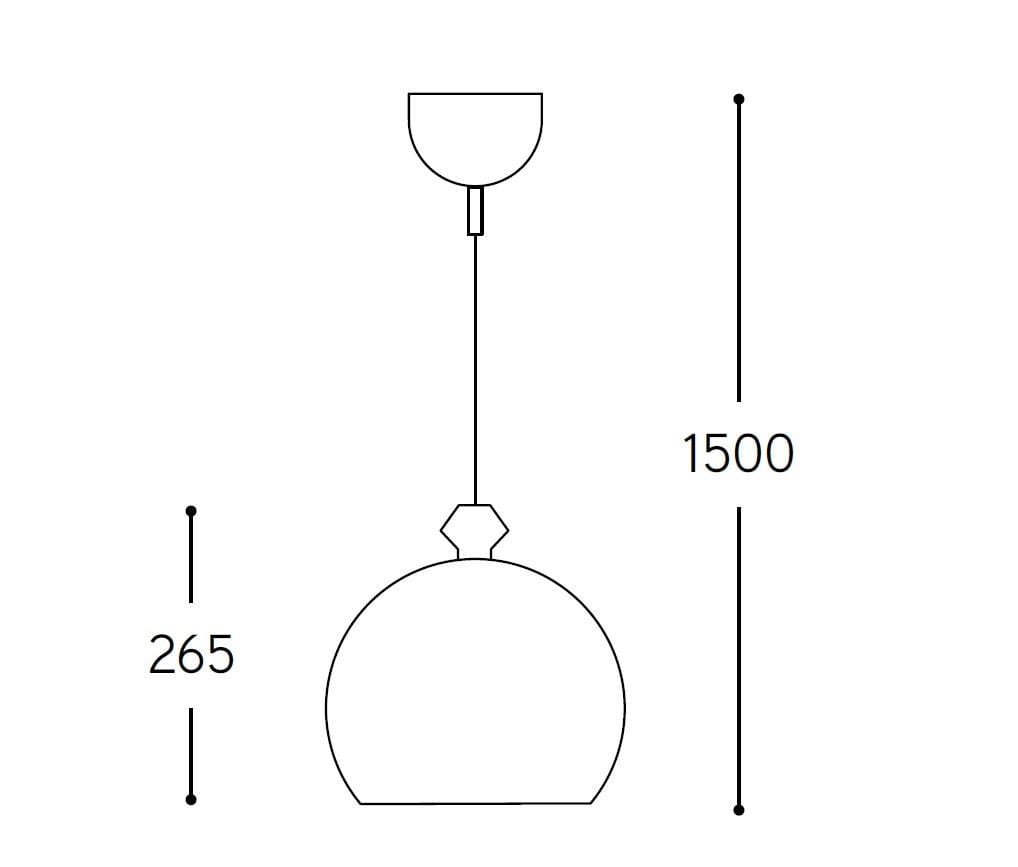 Керамический подвесной светильник Aldo Bernardi I Lustres ARCH-00139522 - Вид №6