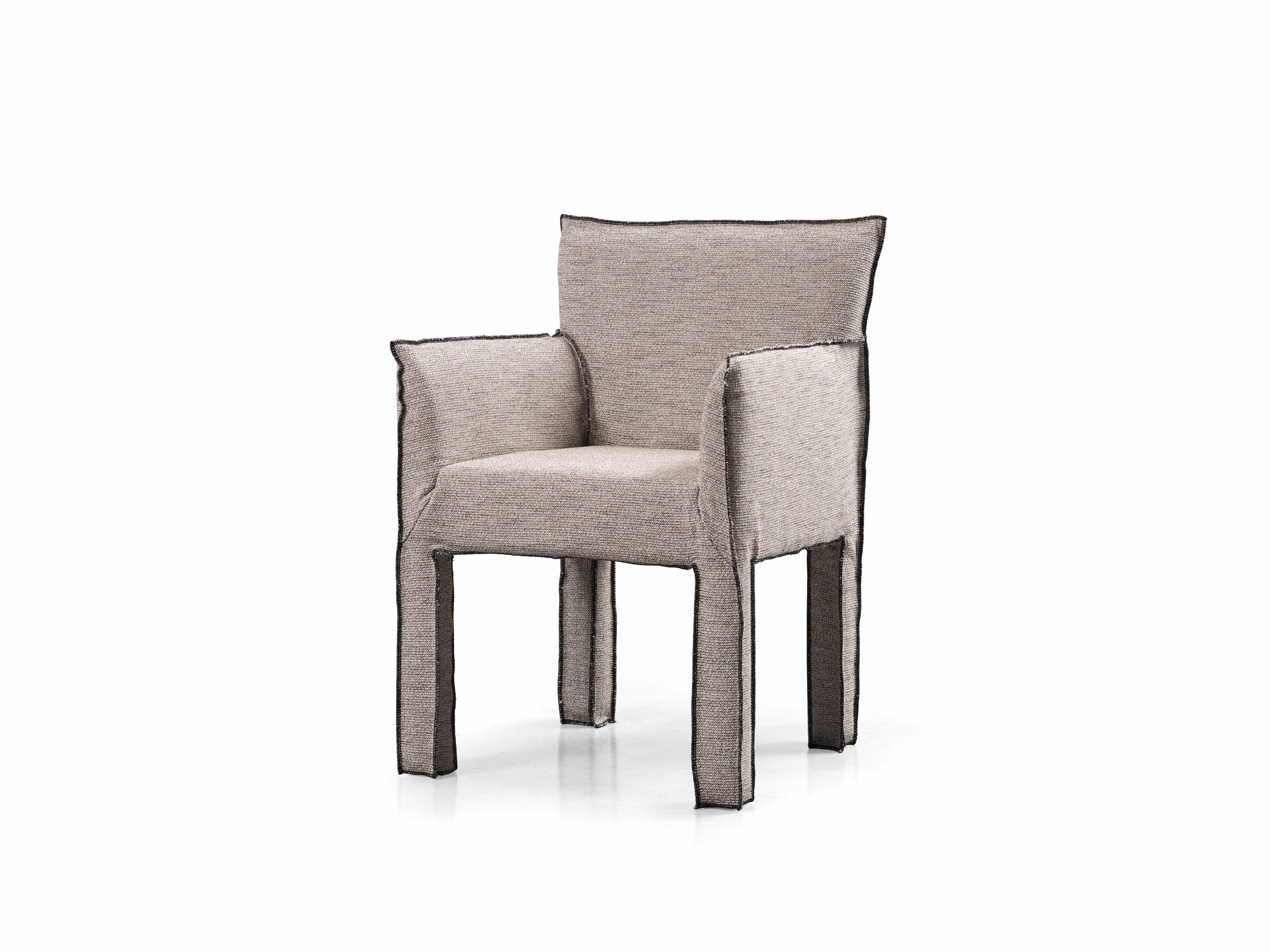 Мягкий стул с подлокотниками Gervasoni Ghost ARCH-00100695