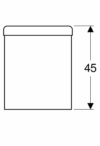 9670021001 IDO Glow шкаф высокий, с двумя дверцами, 460 мм, белый - Вид №3