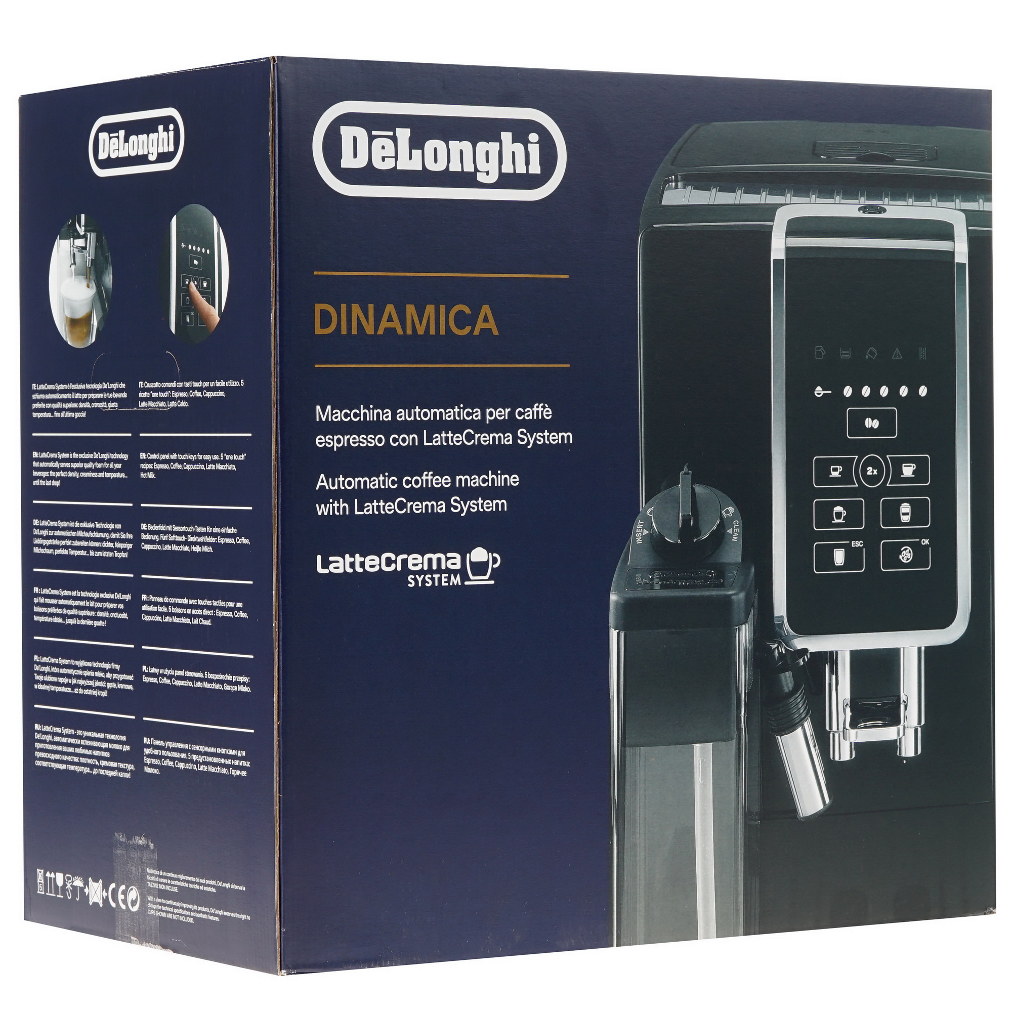5085341 Кофемашина автоматическая DeLonghi ECAM 350.50.B черный STDN-0122220 - Вид №10