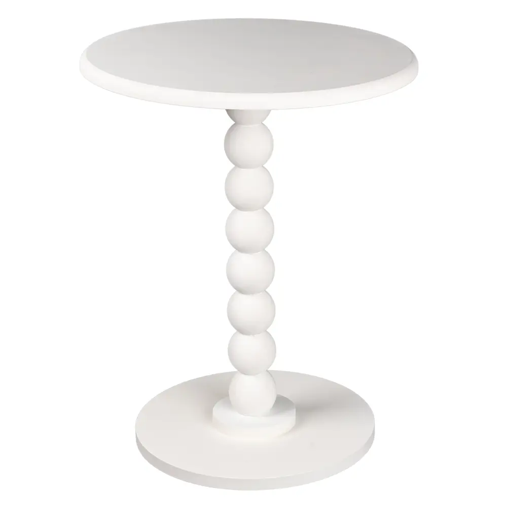 Журнальный столик Dream River круглый белый 38×46,5 см 89432337 STLM-1575649